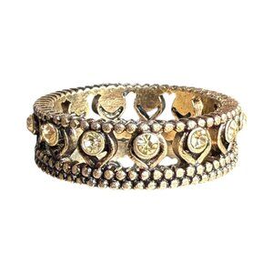 Chloe + Isabel Golden Lotus Crystal Ring